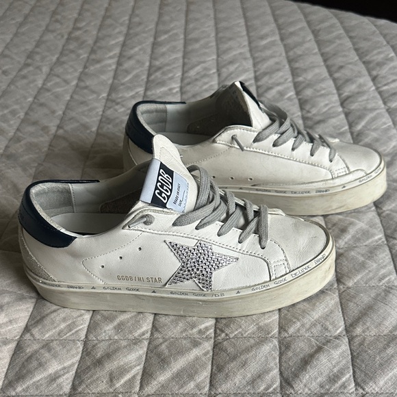 Golden Goose Hi Star Navy Swarovski Crystal Star - Picture 3 of 6